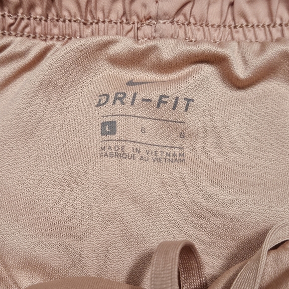 Nike Dri-FIT Tempo Women's LG Running Gym Shorts Lined Heather Orange - Picture 4 of 7